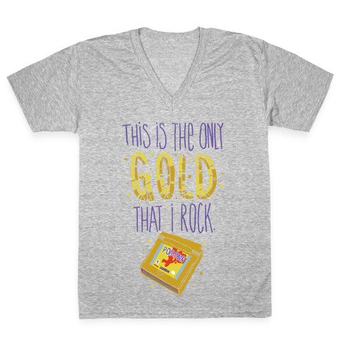 Gold Version V-Neck Tee Shirt