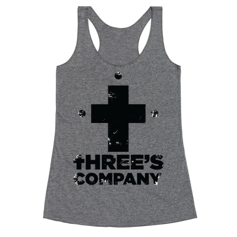 Three's Company Racerback Tank Top