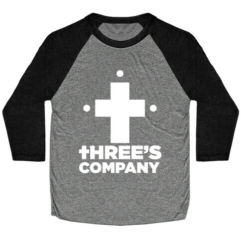 Three's Company Baseball Tee