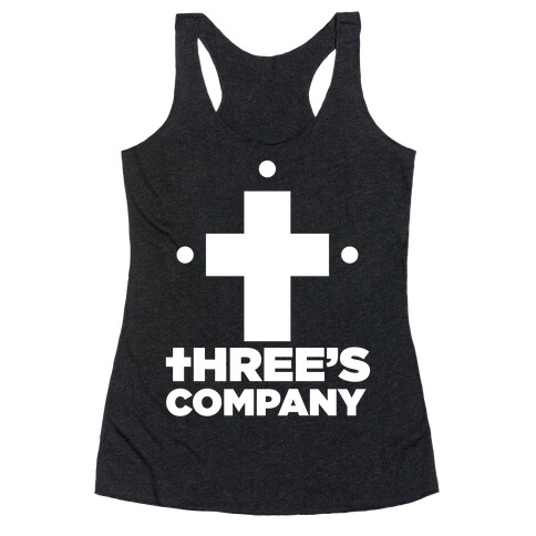 Three's Company Racerback Tank Top