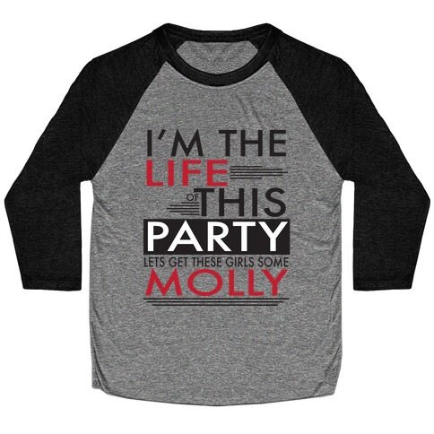 Life of the Party Baseball Tee