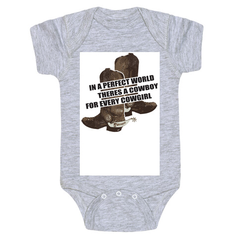 The Perfect Country Gal World. Baby One-Piece