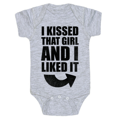 I Kissed A Girl Couples Shirt (Part 1) Baby One-Piece