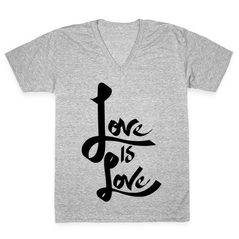 Love Is Love V-Neck Tee Shirt