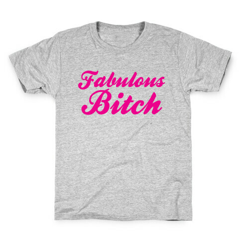 Fabulous Bitch (CMYK) Kids T-Shirt