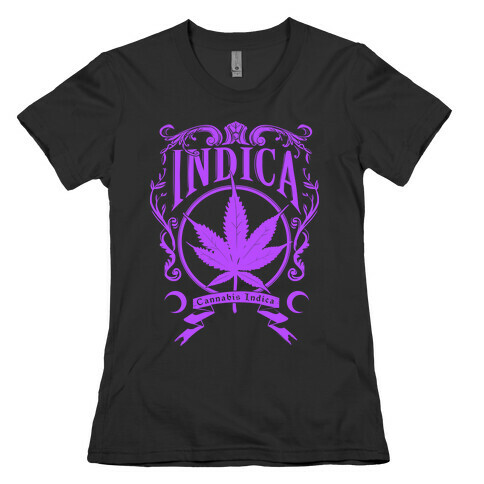 Cannabis Indica Womens T-Shirt