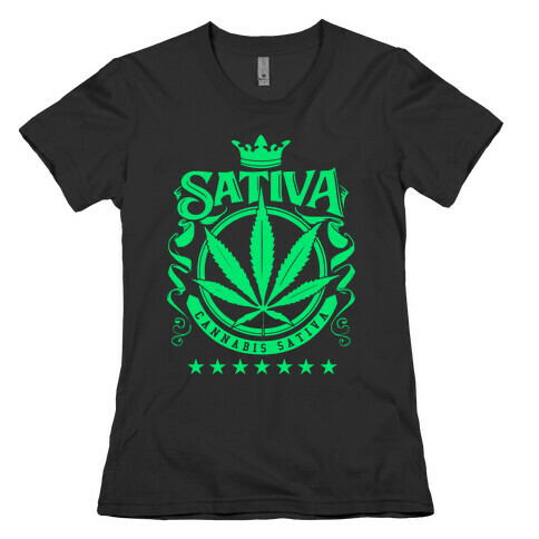 Cannabis Sativa Womens T-Shirt