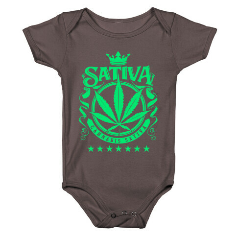 Cannabis Sativa Baby One-Piece