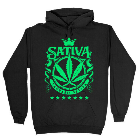 Cannabis Sativa Hooded Sweatshirt