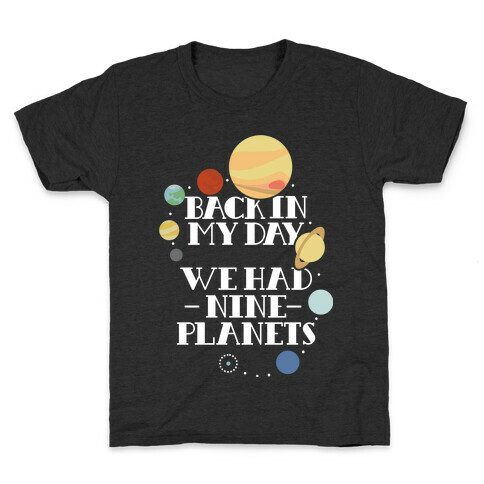 Nine Planets Kids T-Shirt