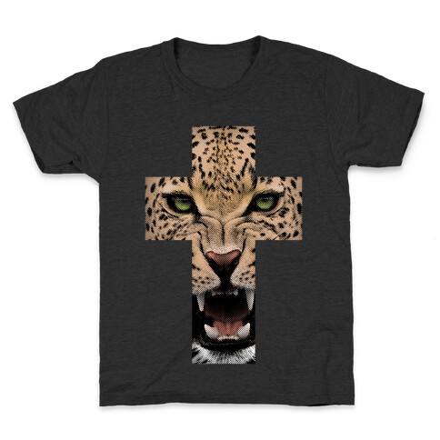 Leopard Cross Kids T-Shirt