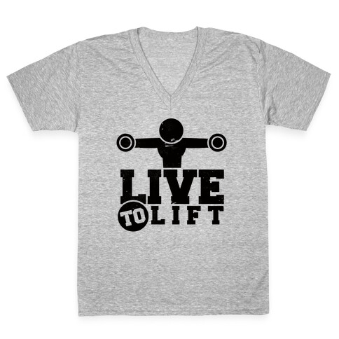 Live to Lift V-Neck Tee Shirt