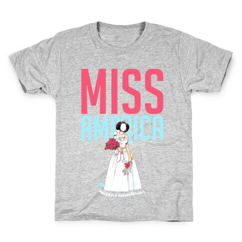 Miss America Paper Doll Kids T-Shirt