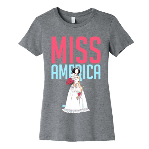 Miss America Paper Doll Womens T-Shirt