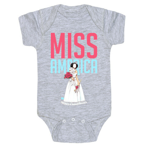 Miss America Paper Doll Baby One-Piece