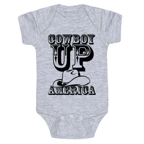 Cowboy Up America Baby One-Piece