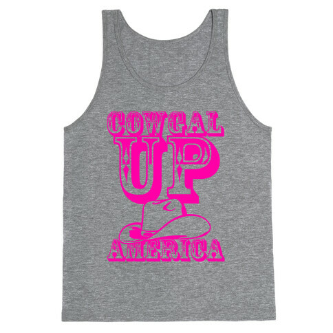 Cowgal Up America Tank Top