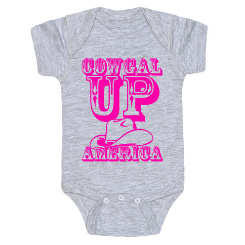 Cowgal Up America Baby One-Piece