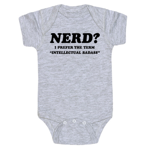 Intellectual Badass Baby One-Piece