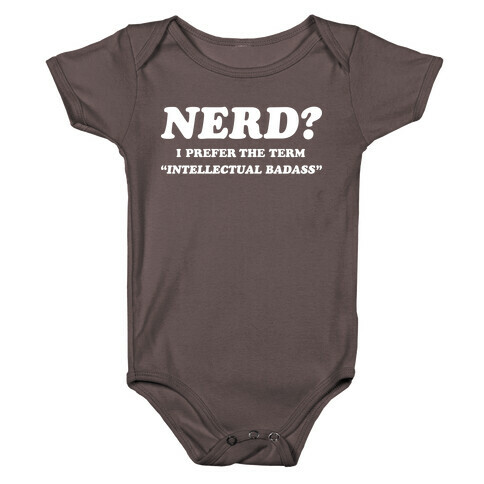 Intellectual Badass Baby One-Piece