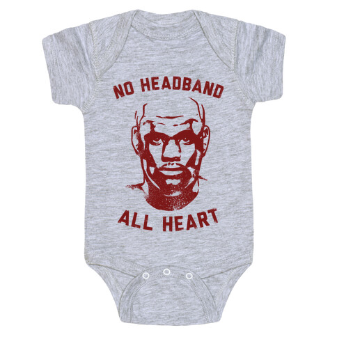No Headband, All Heart Baby One-Piece
