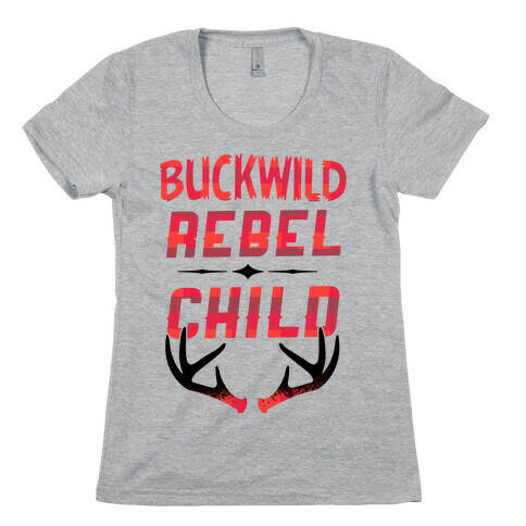 Buckwild Rebel Child Womens T-Shirt