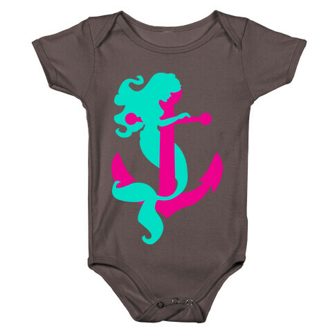 Mermaid Anchor Baby One-Piece