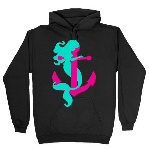 Mermaid Anchor Hooded Sweatshirt