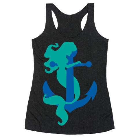 Mermaid Anchor Racerback Tank Top