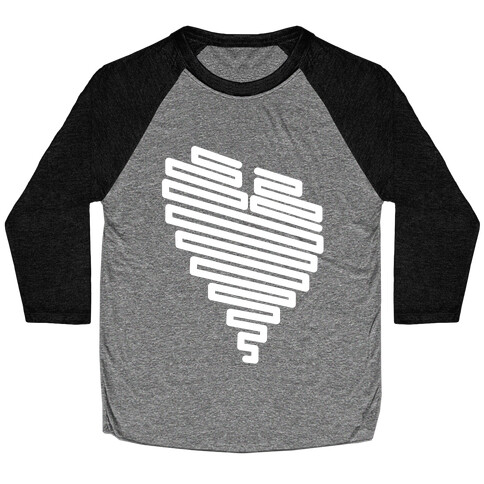 Neon Heart Baseball Tee