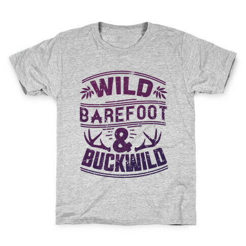 Wild Barefoot & Buckwild Kids T-Shirt