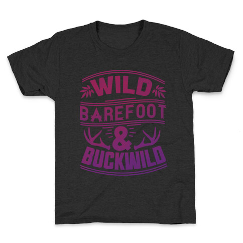 Wild Barefoot & Buckwild Kids T-Shirt