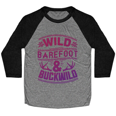 Wild Barefoot & Buckwild Baseball Tee