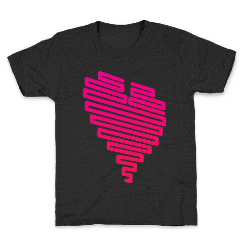 Neon Heart (Gradient) Kids T-Shirt