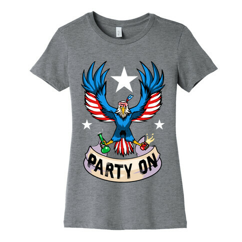 Party On USA! Womens T-Shirt