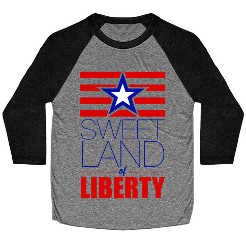 Sweet Land of Liberty Baseball Tee