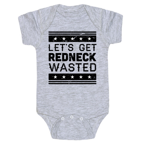 Redneck Wasted Baby One-Piece