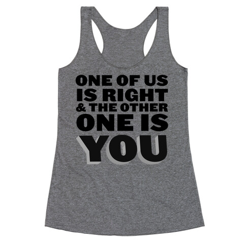 One of Us Racerback Tank Top