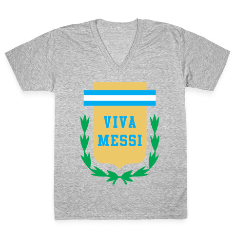 Viva Messi V-Neck Tee Shirt