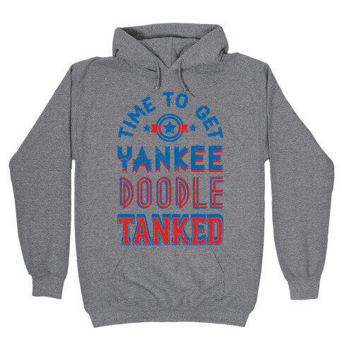 Yankee Doodle Tanked Hooded Sweatshirt