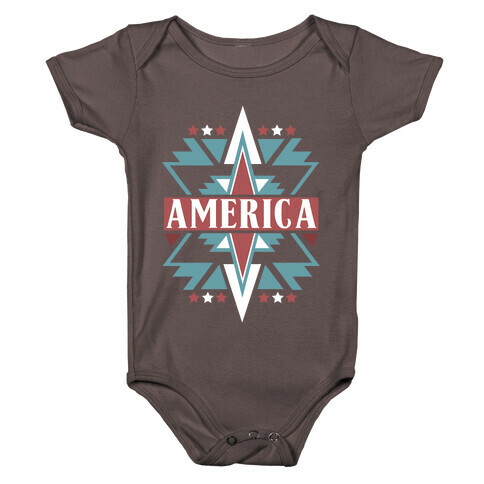 American Pattern Baby One-Piece