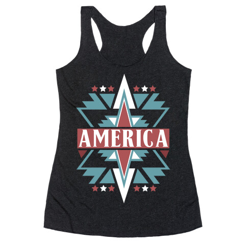 American Pattern Racerback Tank Top