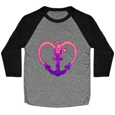 Anchor My Heart Baseball Tee