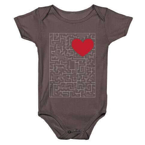 Maze to my heart Baby One-Piece