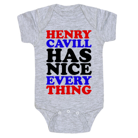 Henry Cavill Has Nice Everything Baby One-Piece