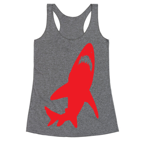 Stalking Shark Racerback Tank Top