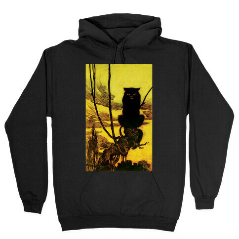 Black Cat Hooded Sweatshirt