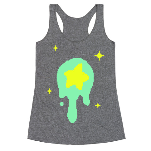 Gooey Pixel Star Racerback Tank Top