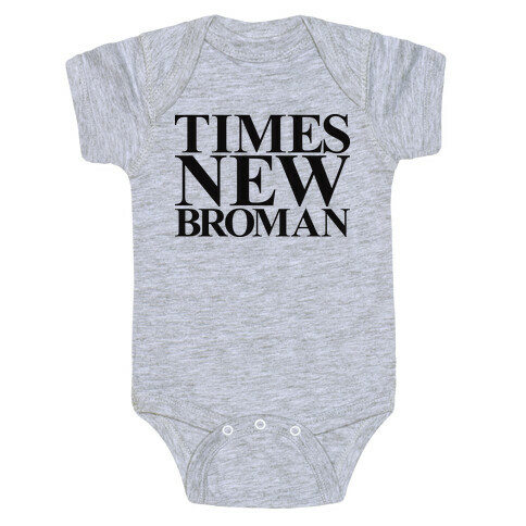 Times New Broman Baby One-Piece