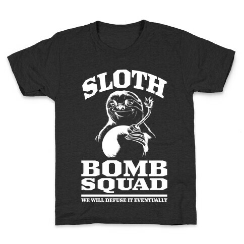 Sloth Bomb Squad Kids T-Shirt